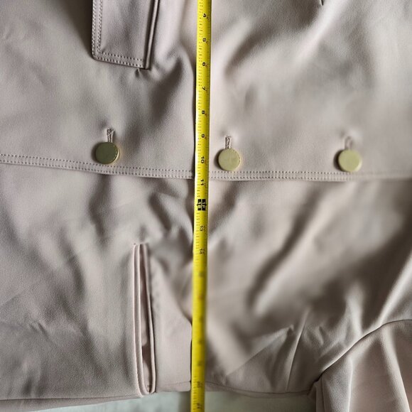 T Tahari Sophie Single-Breasted Coat - Rose Quartz Pink - Picture 14 of 16